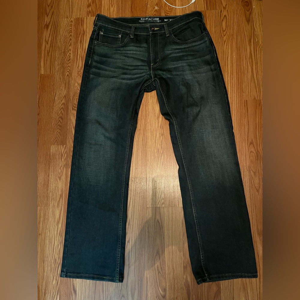 levi strauss signature s61 32x32 dark wash